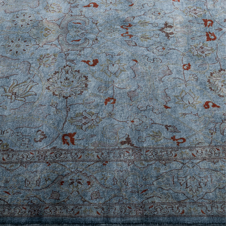 Grey Overdyed Wool Rug - 4'2" x 6'2"