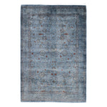 Grey Overdyed Wool Rug - 4'2" x 6'2"