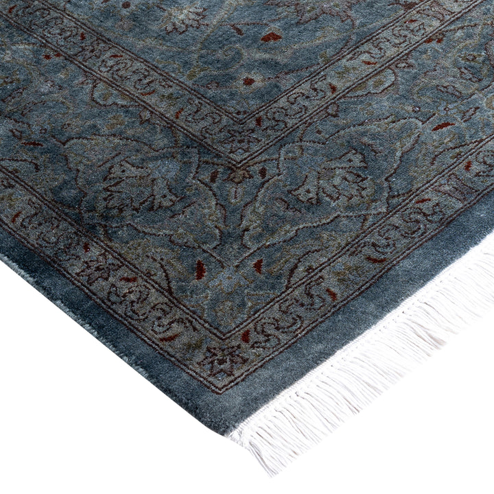 Grey Overdyed Wool Rug - 4'2" x 6'2"