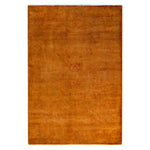 Gold Overdyed Wool Rug - 4'2" x 6'3"