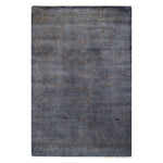 Grey Overdyed Wool Rug - 4'2" x 6'2"