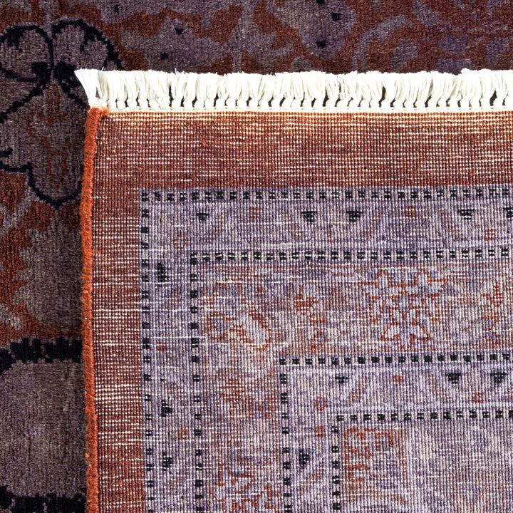 Purple Overdyed Wool Rug - 10'2" x 14'4"