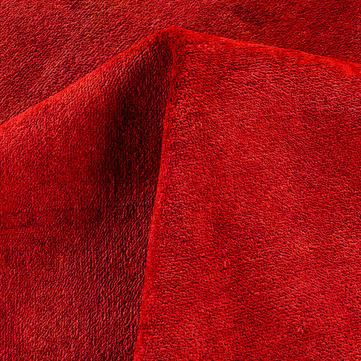 Pink Overdyed Wool Rug - 9'10" x 14'1"