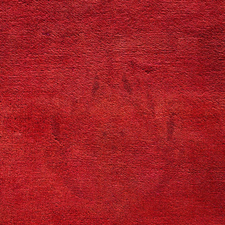 Pink Overdyed Wool Rug - 9'10" x 14'1"