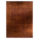 Brown Overdyed Wool Rug - 10'1" x 13'10"