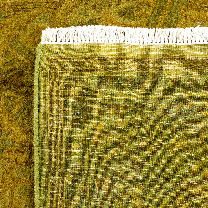 Gold Overdyed Wool Rug - 4'8" x 7'3"