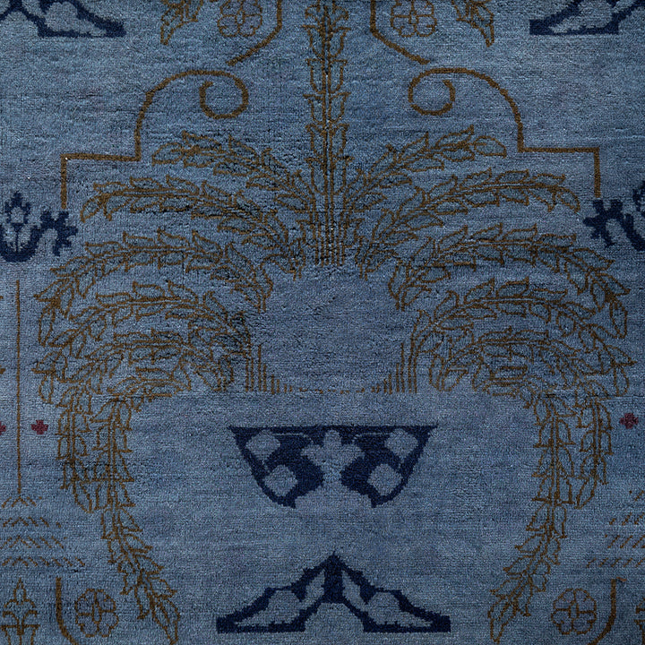 Grey Overdyed Wool Rug - 10'4" x 13'8"