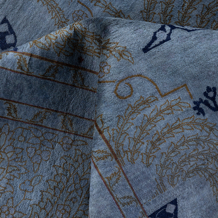 Grey Overdyed Wool Rug - 10'4" x 13'8"