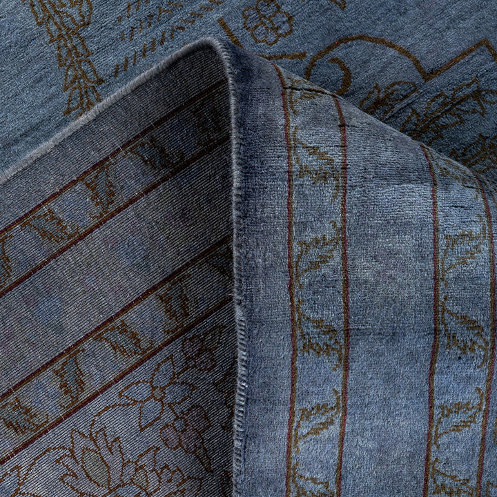 Grey Overdyed Wool Rug - 10'4" x 13'8"