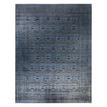 Grey Overdyed Wool Rug - 10'4" x 13'8"