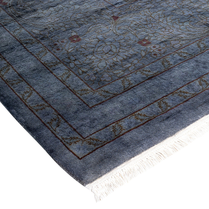 Grey Overdyed Wool Rug - 10'4" x 13'8"