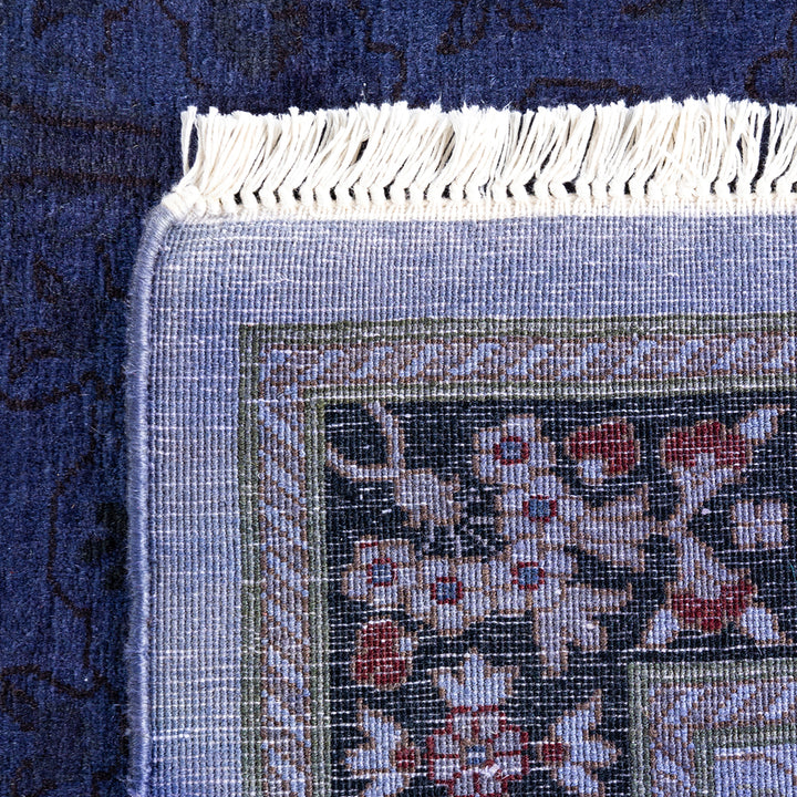 Purple Overdyed Wool Runner - 2'8" x 19'10"