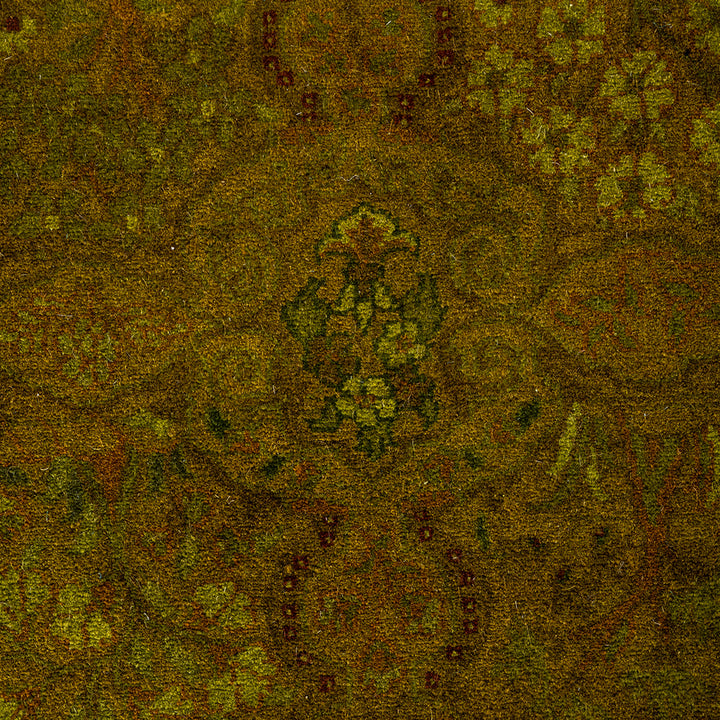 Gold Overdyed Wool Runner - 3'1" x 10'10"