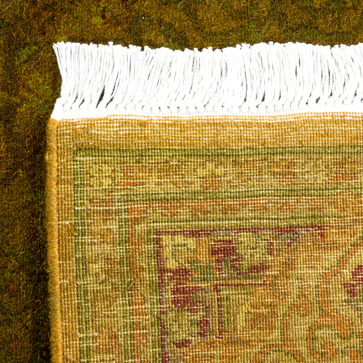 Gold Overdyed Wool Runner - 3'1" x 10'10"