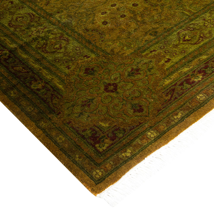 Gold Overdyed Wool Runner - 3'1" x 10'10"