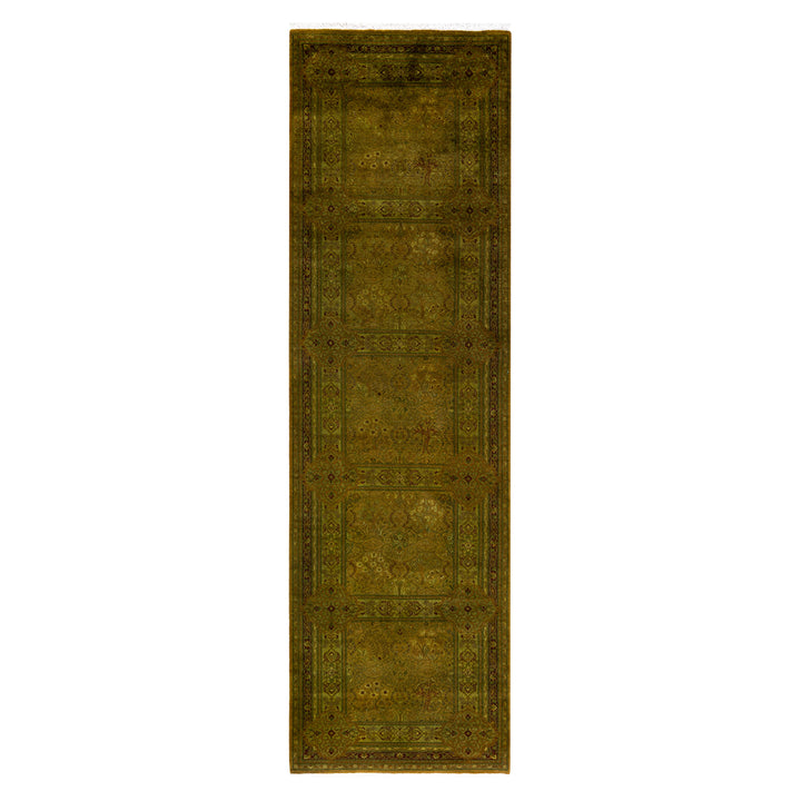 Gold Overdyed Wool Runner - 3'1" x 10'10"