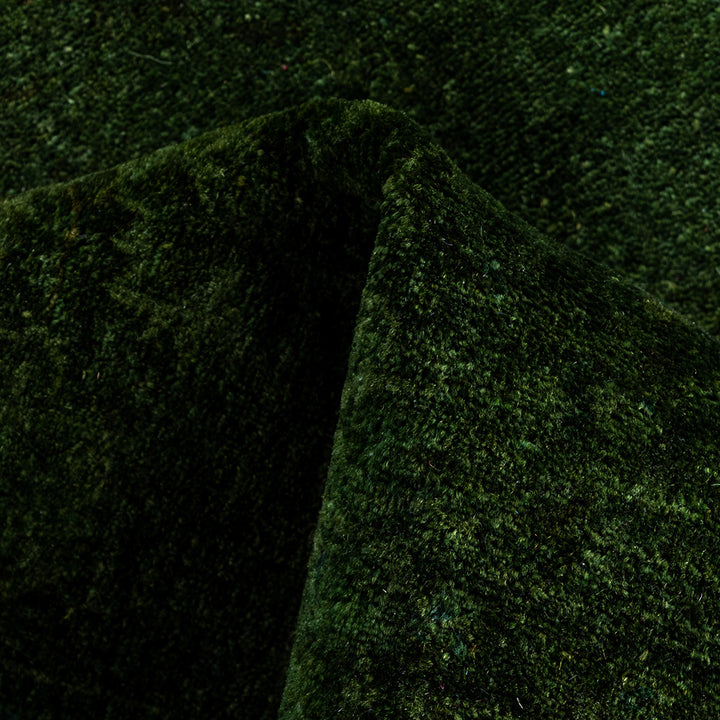 Green Overdyed Wool Rug - 5'2" x 7'4"