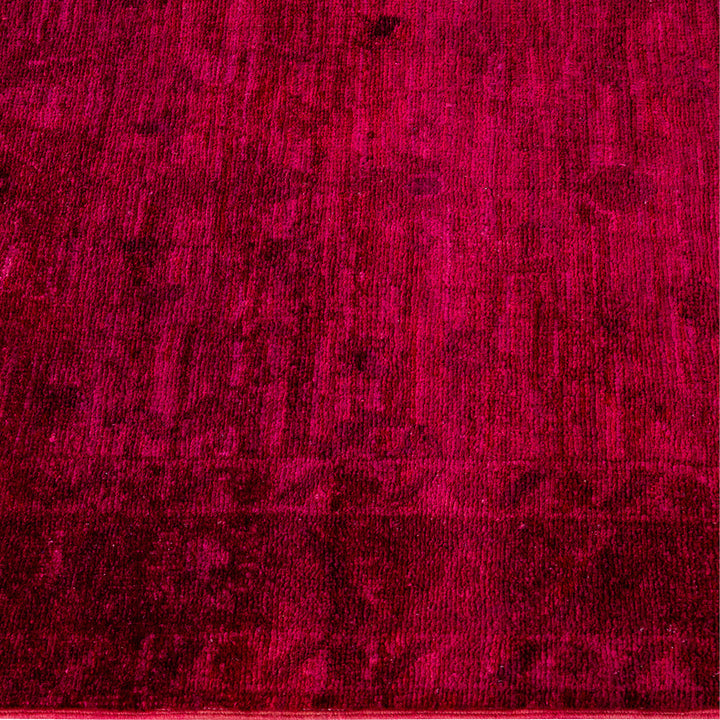 Pink Overdyed Wool Runner - 2'9" x 16'2"