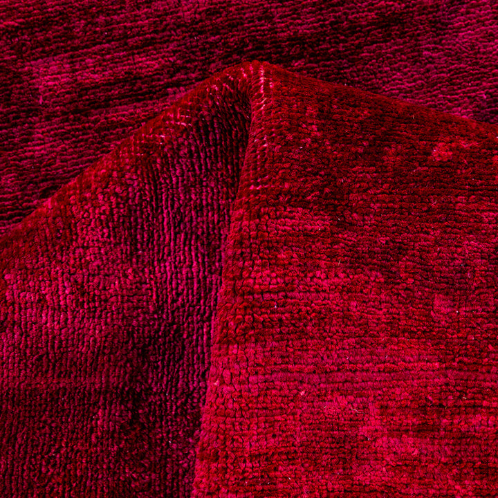 Pink Overdyed Wool Runner - 2'9" x 16'2"