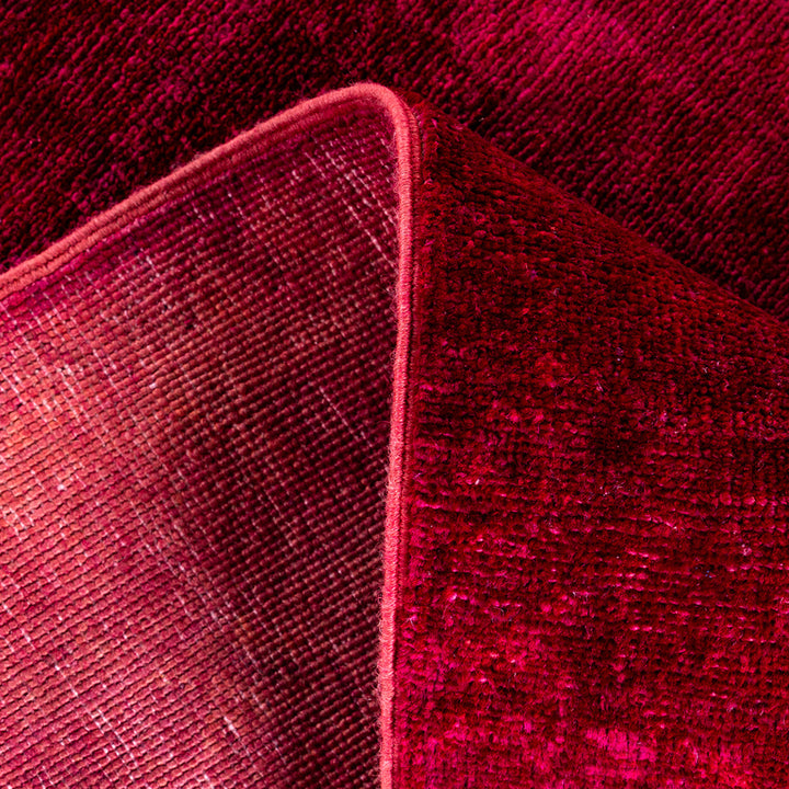 Pink Overdyed Wool Runner - 2'9" x 16'2"