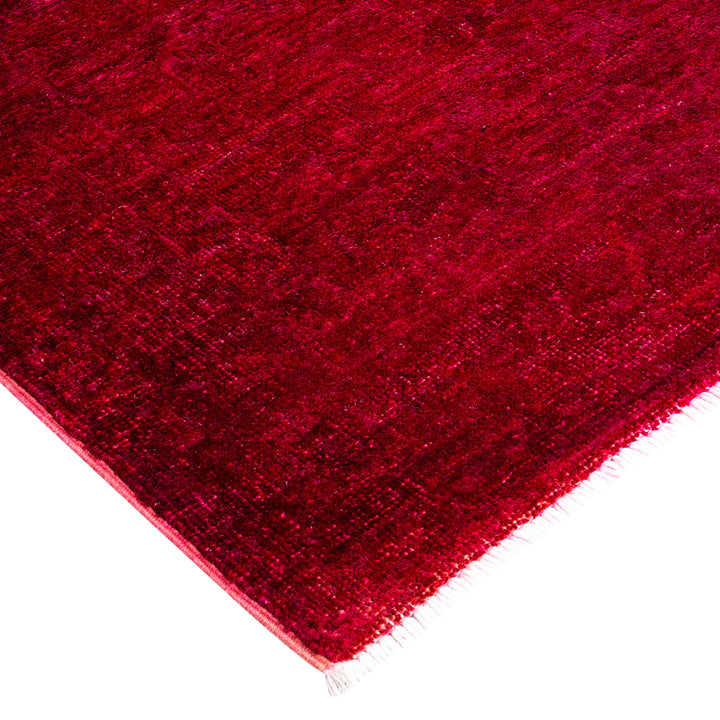 Pink Overdyed Wool Runner - 2'9" x 16'2"
