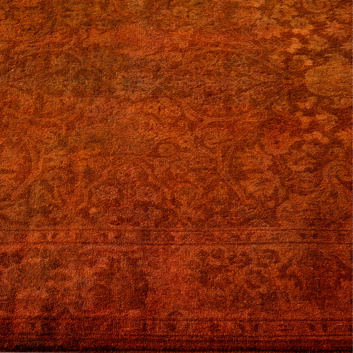 Gold Overdyed Wool Runner - 2'7" x 12'4"