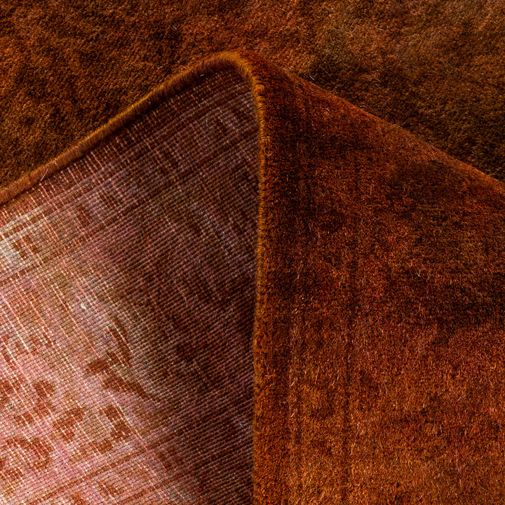 Gold Overdyed Wool Runner - 2'7" x 12'4"