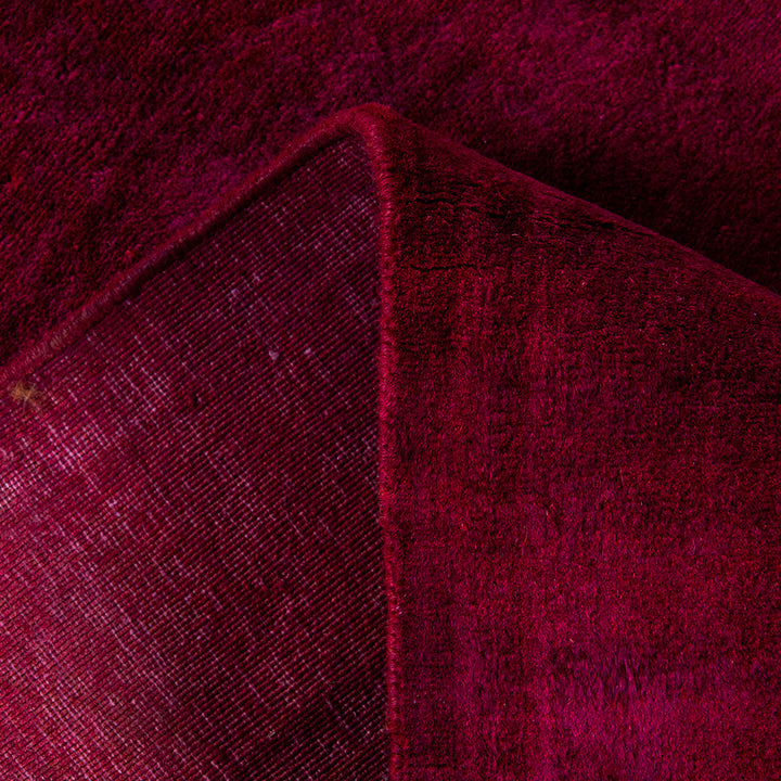 Pink Overdyed Wool Runner - 2'7" x 20'2"