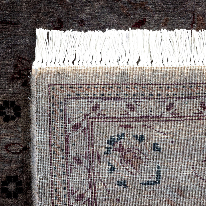 Grey Overdyed Wool Runner - 2'6" x 11'6"