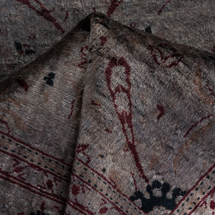 Grey Overdyed Wool Runner - 2'6" x 11'6"