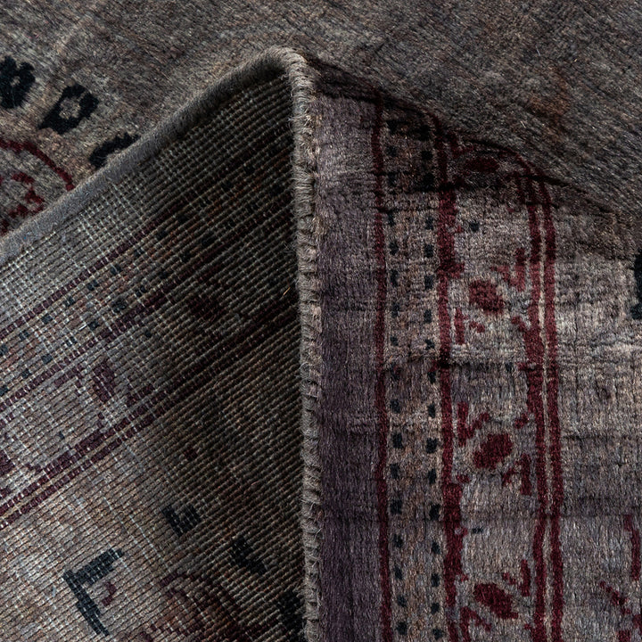Grey Overdyed Wool Runner - 2'6" x 11'6"