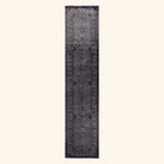 Grey Overdyed Wool Runner - 2'6" x 11'6"
