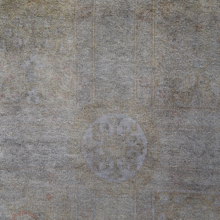 Grey Overdyed Wool Runner - 4' x 10'7"