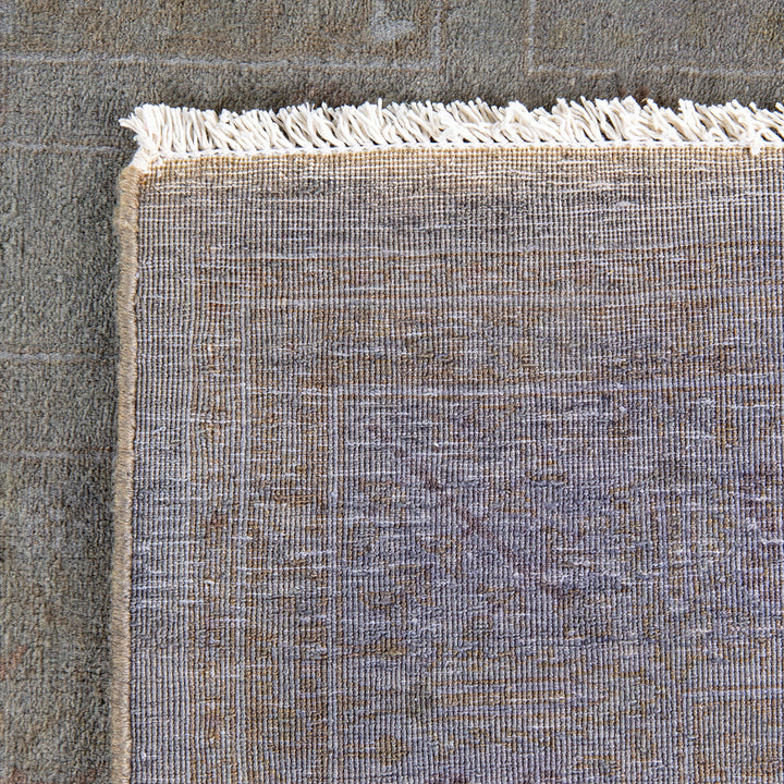 Grey Overdyed Wool Runner - 4' x 10'7"