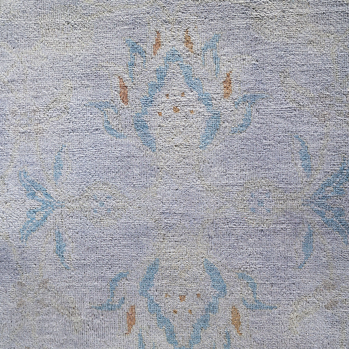 Grey Overdyed Wool Rug - 5'1" x 7'9"