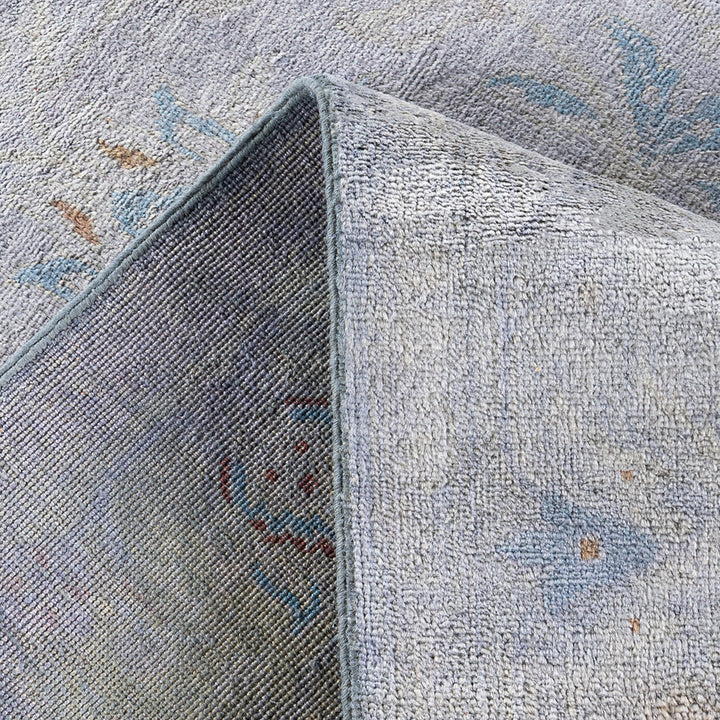 Grey Overdyed Wool Rug - 5'1" x 7'9"