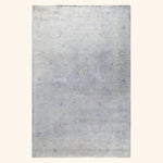 Grey Overdyed Wool Rug - 5'1" x 7'9"