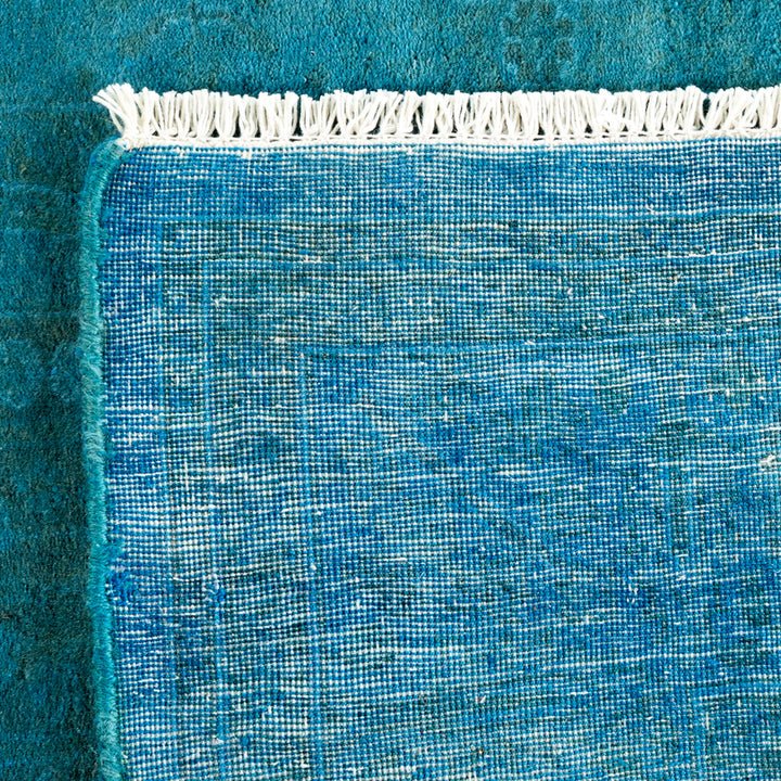 Blue Overdyed Wool Runner - 3'2" x 20'4"