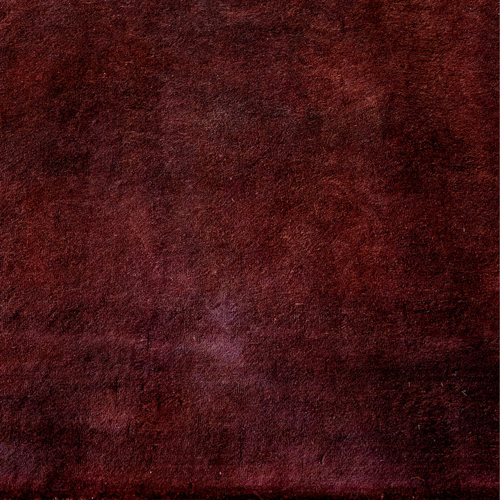 Brown Overdyed Wool Runner - 2'6" x 7'10"