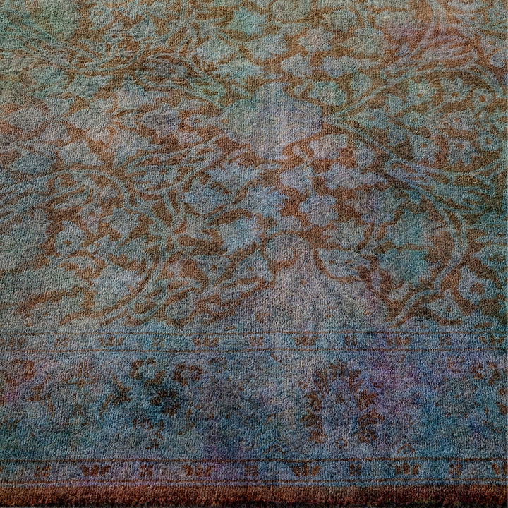 Grey Overdyed Wool Runner - 2'7" x 10'3"