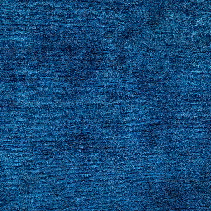 Blue Overdyed Wool Rug - 5'1" x 7'10"