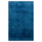Blue Overdyed Wool Rug - 5'1" x 7'10"