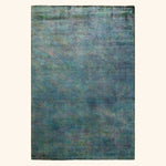 Grey Overdyed Wool Rug - 4'9" x 7'