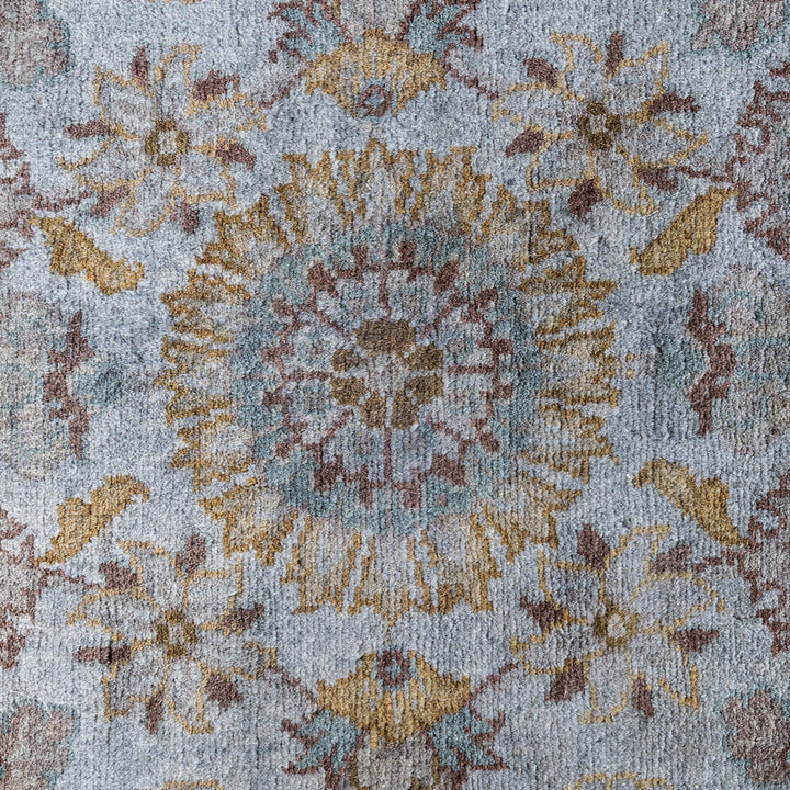 Grey Overdyed Wool Rug - 4'2" x 6'2"