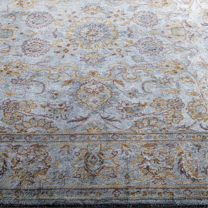 Grey Overdyed Wool Rug - 4'2" x 6'2"