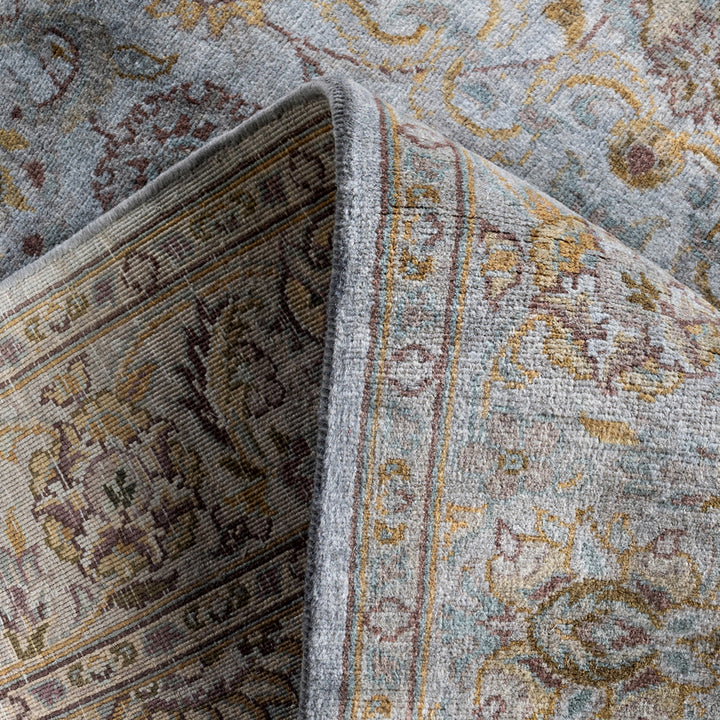 Grey Overdyed Wool Rug - 4'2" x 6'2"