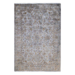 Grey Overdyed Wool Rug - 4'2" x 6'2"