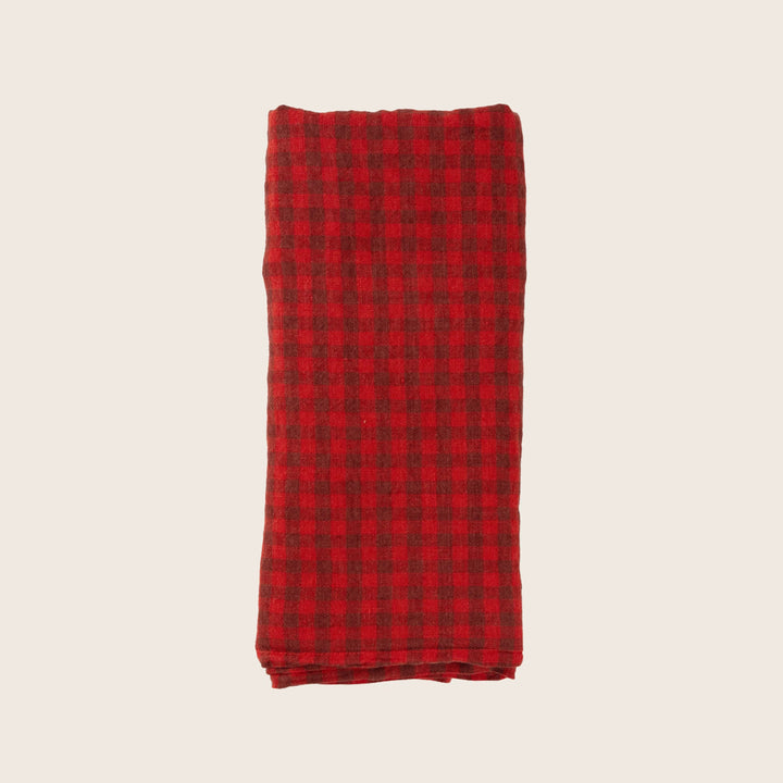 Linen Gingham Dish Towel
