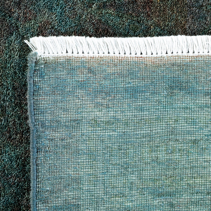 Green Overdyed Wool Rug - 10'3" x 14'8"