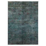 Green Overdyed Wool Rug - 10'3" x 14'8"